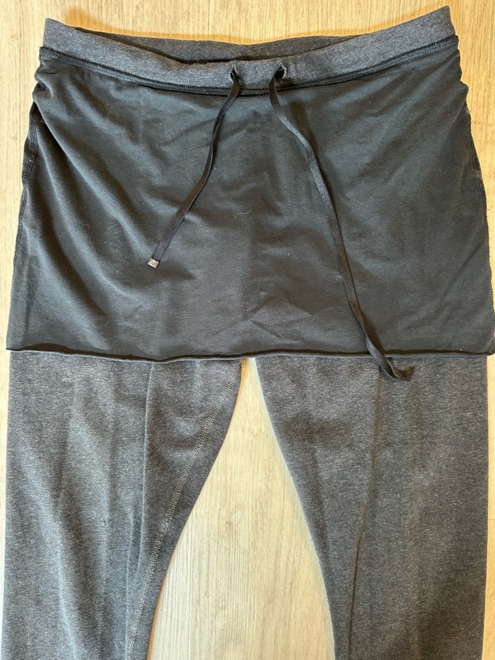 lululemon leggings with attached miniskirt early 2000’s vintage